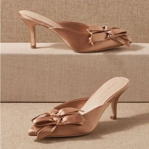 Loeffler Randall Satin Bow Heels - Picture 1 of 4